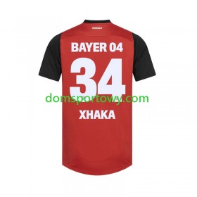 Koszulka Bayer 04 Leverkusen XHAKA 34 Domowe Koszulki Piłkarskie 2024-2025 Krótki Rękaw